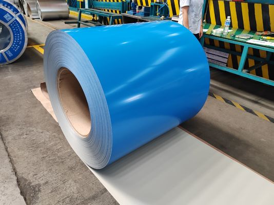 kupować Pre Painted Steel Coil PPGI Coil with 3-8MT Coil Weight 508/610mm Coil ID and 700-1250mm Width online manufacture
