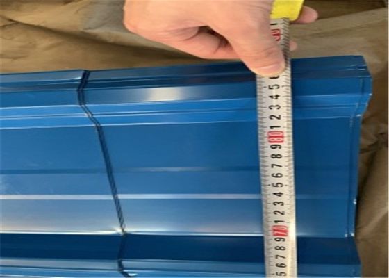 kupić Wstępnie malowana blacha dachowa falista o grubości 76 mm i 17 mm do paneli ściennych z blachy falistej online manufacture